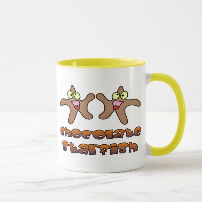 Tasse d'étoiles de mer de chocolat (Droite)