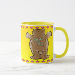 Tasse d'étreinte d'ours