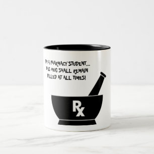 Tasse d'étudiant de pharmacie