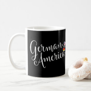 Tasse Deutsch-Amerikanisch-Amerikanisches Herzklop