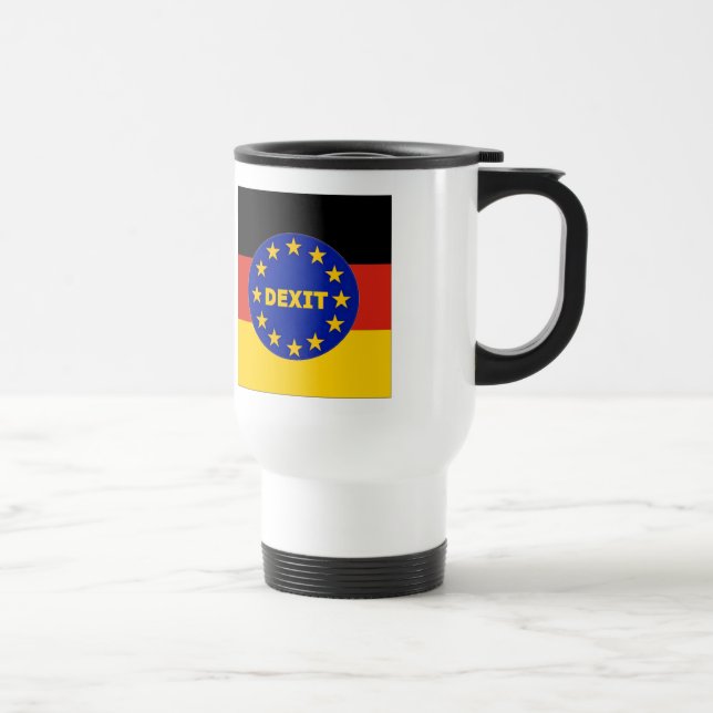 Tasse Deutsches FlaggenEU-Ausweis (Rechts)