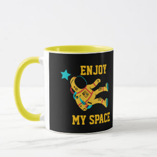 Tasse deux tons Cute Astronaut Enjoy My Space