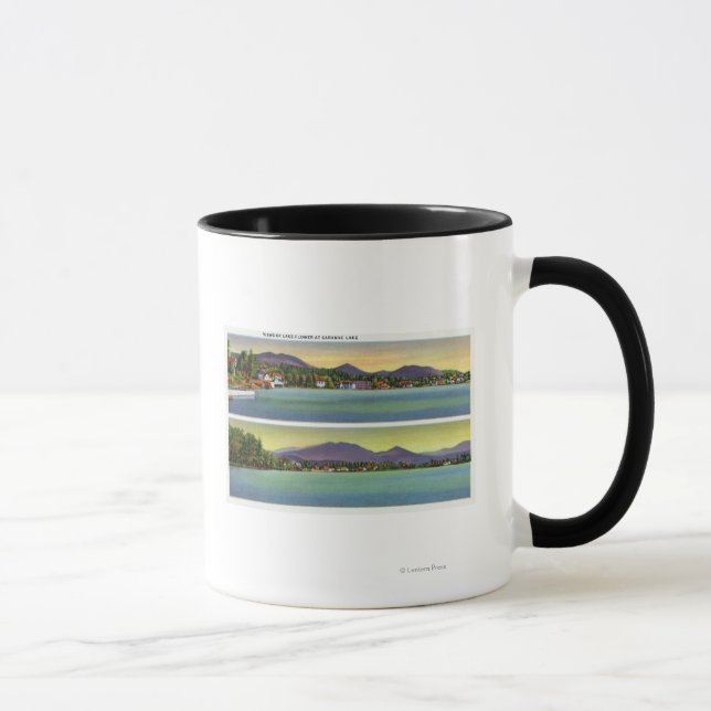 Tasse Deux vues sur le lac Flower (Droite)