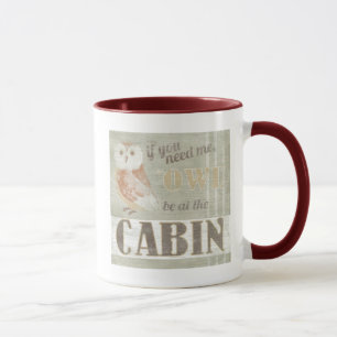 Tasse Devis Owl Be Au Cabine