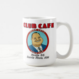 Tasse d'homme de café de club grosse avec le