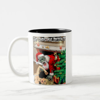 Tasse d'horreur de Noël de zombi
