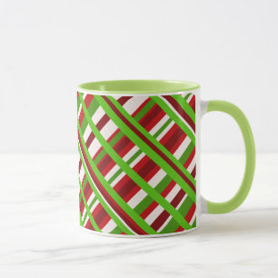 Tasse Diagonale de Noël