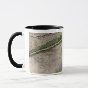 Tasse Diagramme topographique du champ de bataille du
