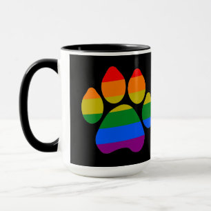 Tasse Diamond Rainbow Paws