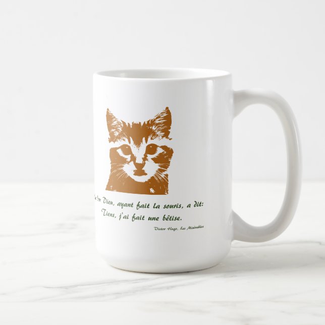 Tasse: Die Katze Kaffeetasse (Rechts)