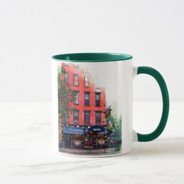 Tasse, die New York City feinste alte Stangen Tasse (Rechts)