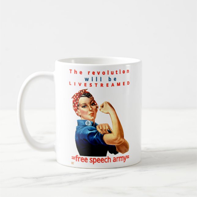 Tasse "DIE REVOLUTION..." (Links)