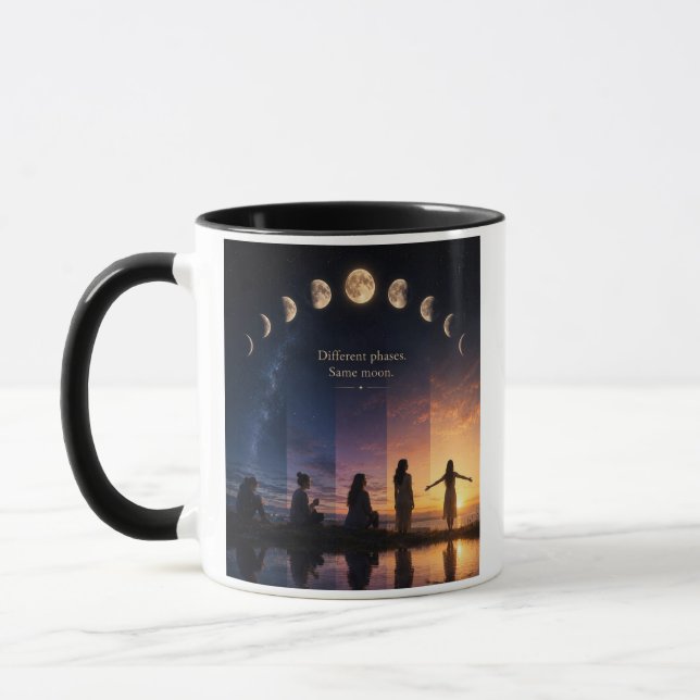 Tasse Différentes phases, même lune (Gauche)