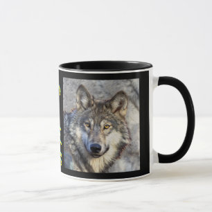 Tasse Dignité de loup gris
