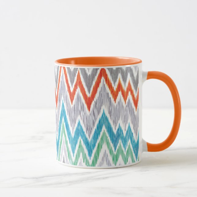 Tasse d'Ikat d'automne (Droite)
