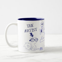 Tasse d'illustration de Pilz-E