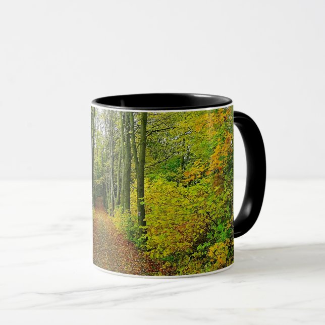 Tasse d'impression de forêt (Devant droit)