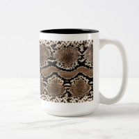 Tasse d'impression de peau de serpent