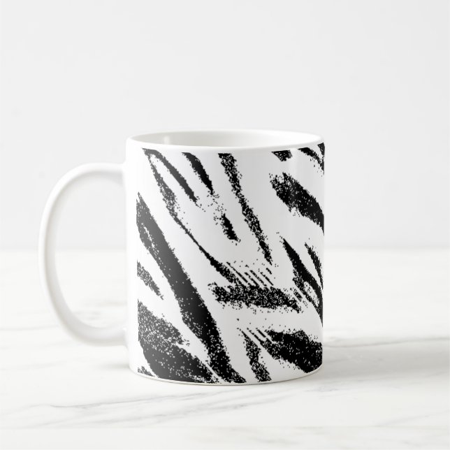 Tasse d'impression de zèbre (Gauche)