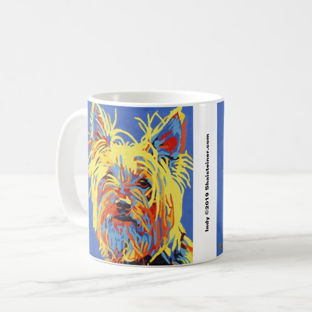 Tasse d'Indy - chien de Terrier (Devant gauche)