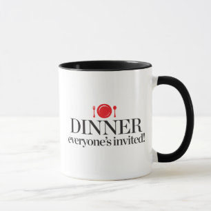 Tasse Dîner chacun invité