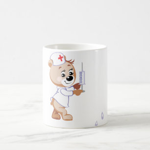 Tasse d'infirmière d'ours de nounours