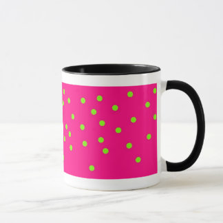 TASSE D'INTIAL POINTILLÉE PAR POLKA