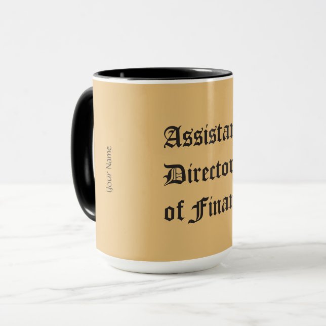 Tasse "Directeur adjoint des finances" (Devant gauche)