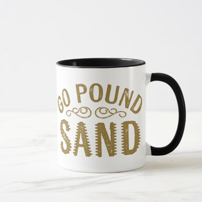 Tasse Disparaissent le sable de livre (Droite)