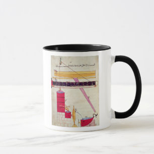 Tasse Dispositif pour fournir l'eau à une fontaine
