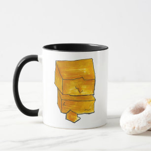 Tasse Dites Cheese Cheddar Wedge Photographe alimentaire