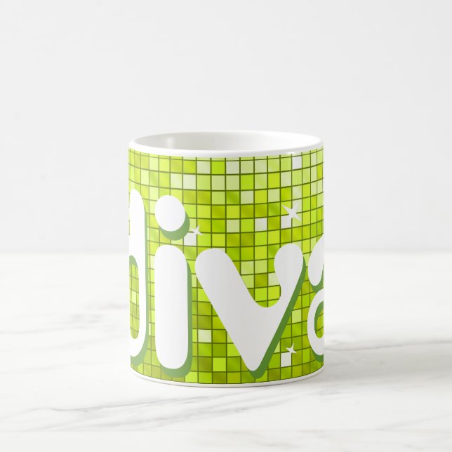 Tasse "diva" de la chaux disco (Centre)