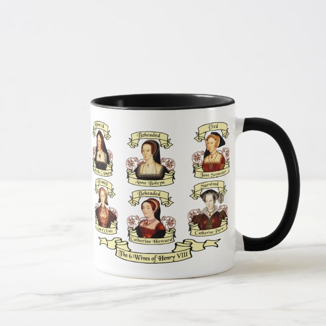 Tasse Divorcé, décapité, mort… Épouses de Henry VIII (Droite)
