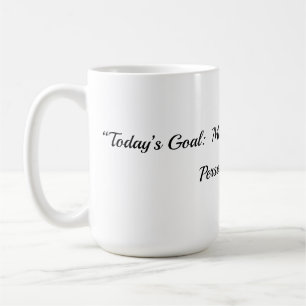Tasse d'objectif du jour