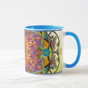 Tasse d'objets exotiques de mandala