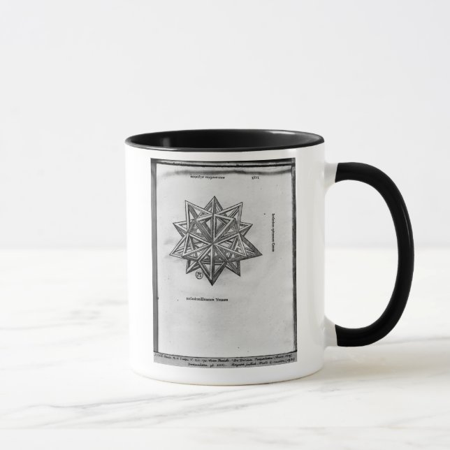 Tasse Dodecahedron, de 'De Divina Proportione' (Droite)