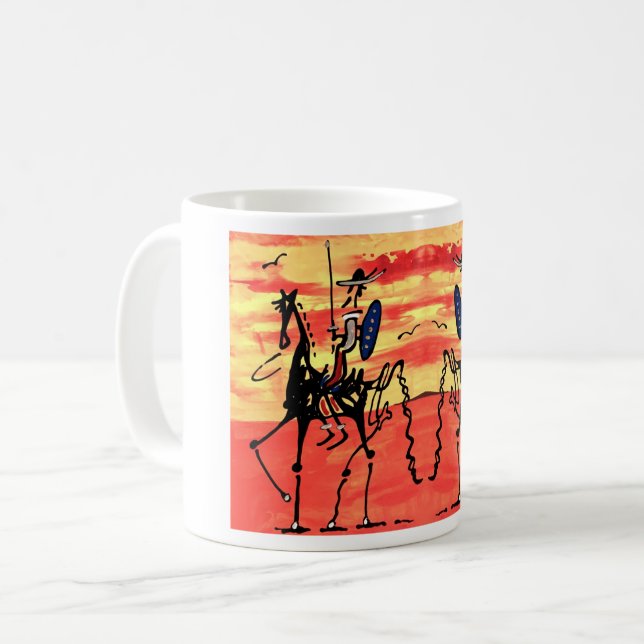 Tasse Don Quijote (Vorderseite Links)