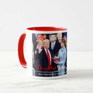 Tasse Donald Trump prêtant serment 20 janvier