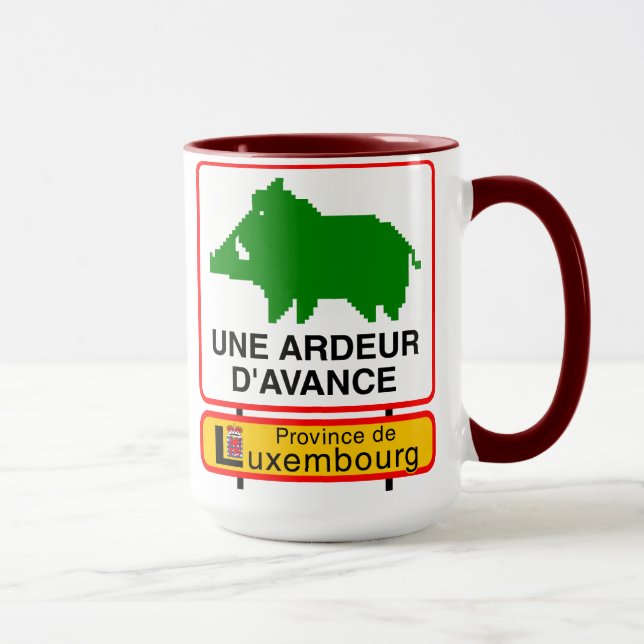 Tasse - Doppeltes Provinz von Luxemburg (Rechts)