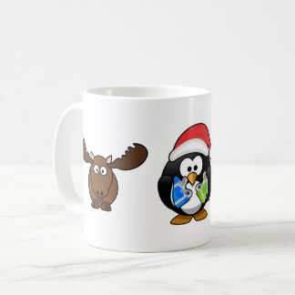 tasse d'orignaux et de pingouin