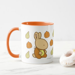 Tasse douce d'automne de lapin