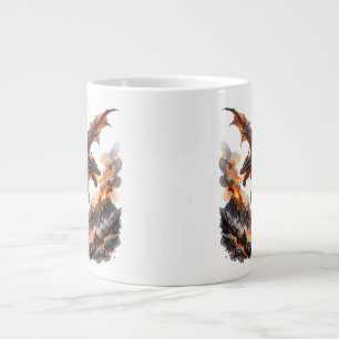 Tasse Dragon de Feu Mug Café à Accent de Dragon