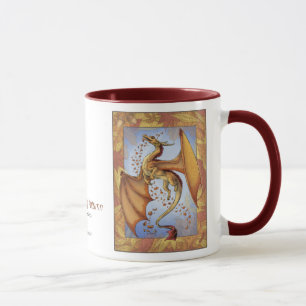 Tasse Dragon d'Orange d'Automne Nature Imaginaire Art
