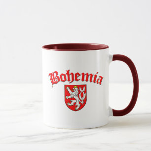Tasse Drapeau 1 (w/inscription) de la Bohême