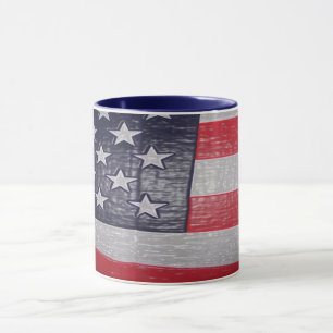 Tasse Drapeau américain