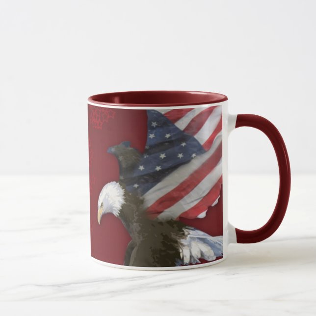 Tasse Drapeau d'aigle (Droite)