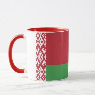 Tasse drapeau de la Biélorussie