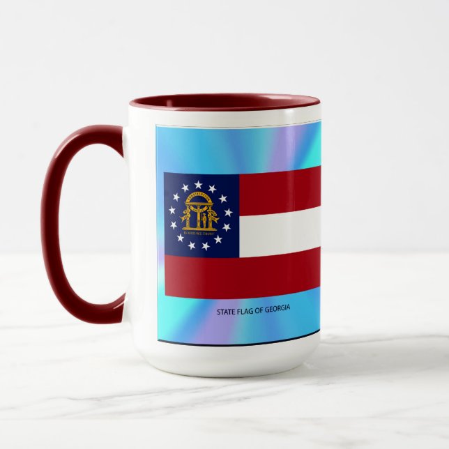 Tasse Drapeau de l'État de Géorgie (Gauche)