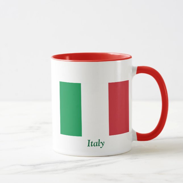 Tasse Drapeau de l'Italie (Droite)