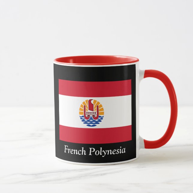 Tasse Drapeau de Polynésie française (Droite)
